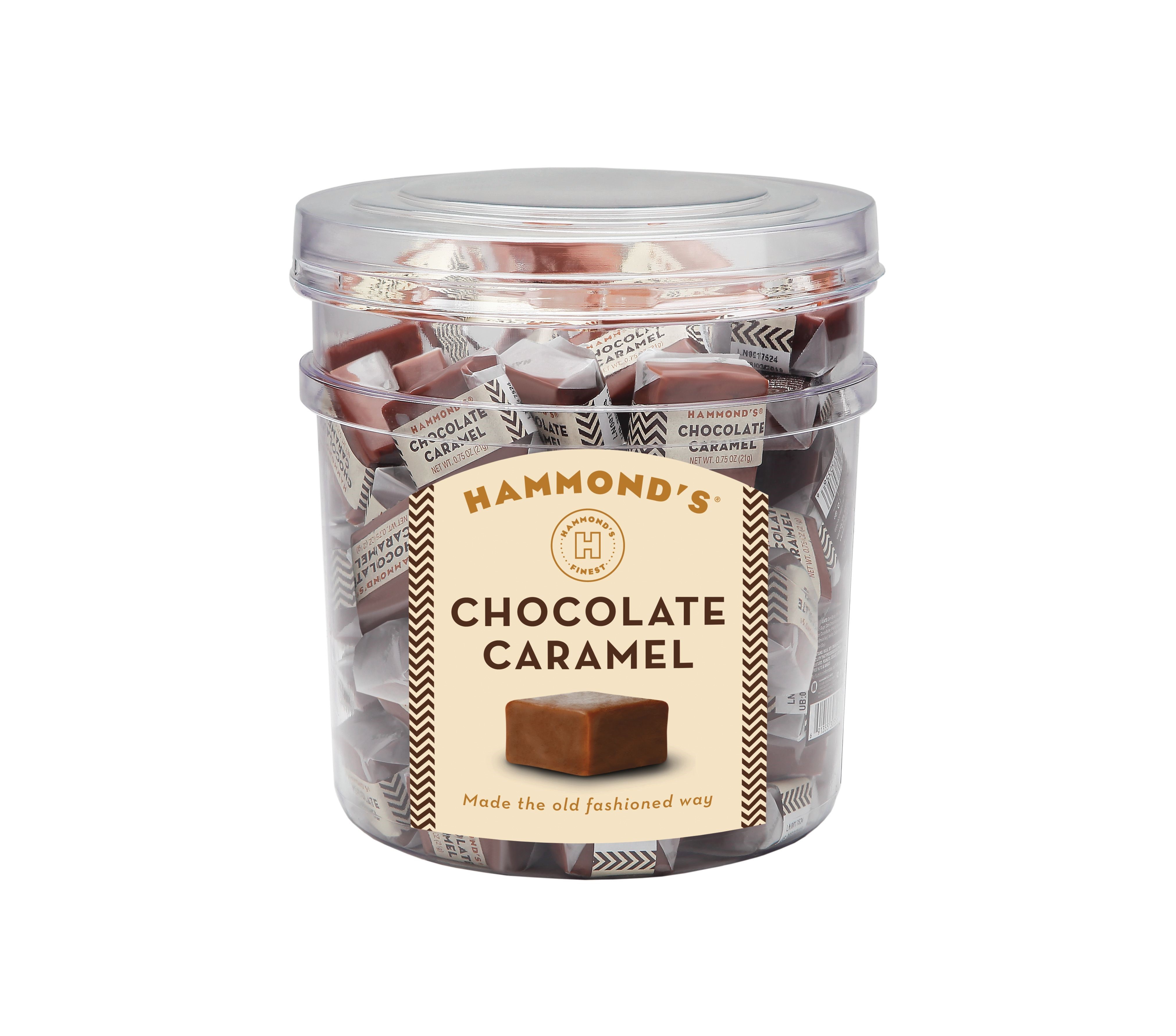 HAMMONDS - CHOCOLATE CARAMELS WRPD 80 CT (X)
