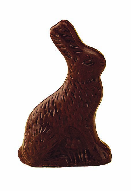 MAD - NN RABBIT 2.5 OZ SITTING DARK (CELLO) 12 CT (E)