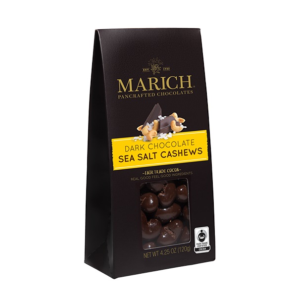 MARICH - 4.25 OZ BX CASHEWS DK SEA SALT 12 CT (S)