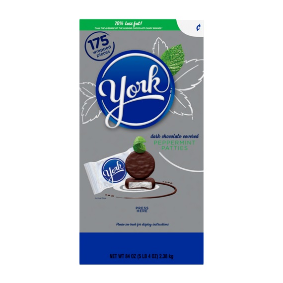 HERSHEY - YORK PEPPERMINT PATTY 175 CT