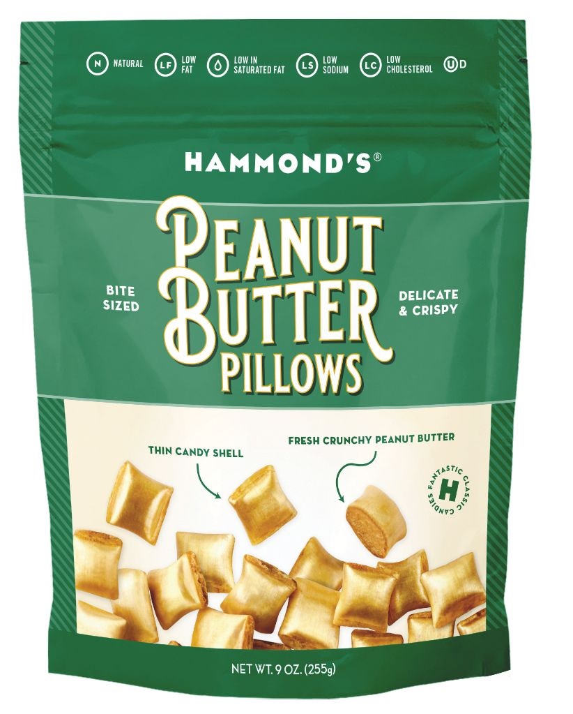 HAMMONDS - NATURAL P.B. PILLOWS 9 OZ BAG 12 CT (X)
