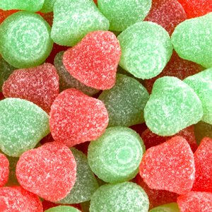 ZACHARY - RED & GREEN JELLY BELLS (X)