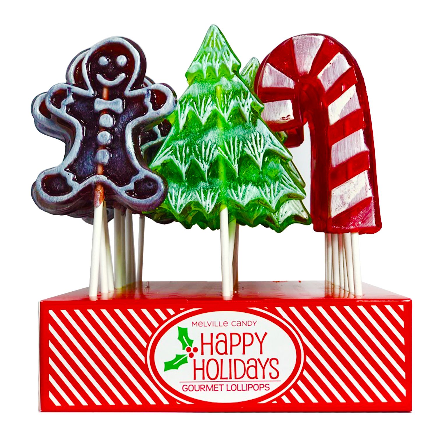 MELVILLE - FROSTED ASST HOLIDAY POPS 24 CT (X)