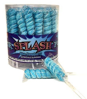 ALBERTS - TWISTY POPS BL RASP BABY BLUE 30 CT (S)