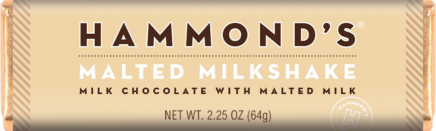 HAMMONDS - 2.25 OZ BAR MALT MILKSHAKE - 12 CT (X)