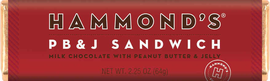HAMMONDS - 2.25 OZ BAR P.B. & JELLY - 12 CT (X)