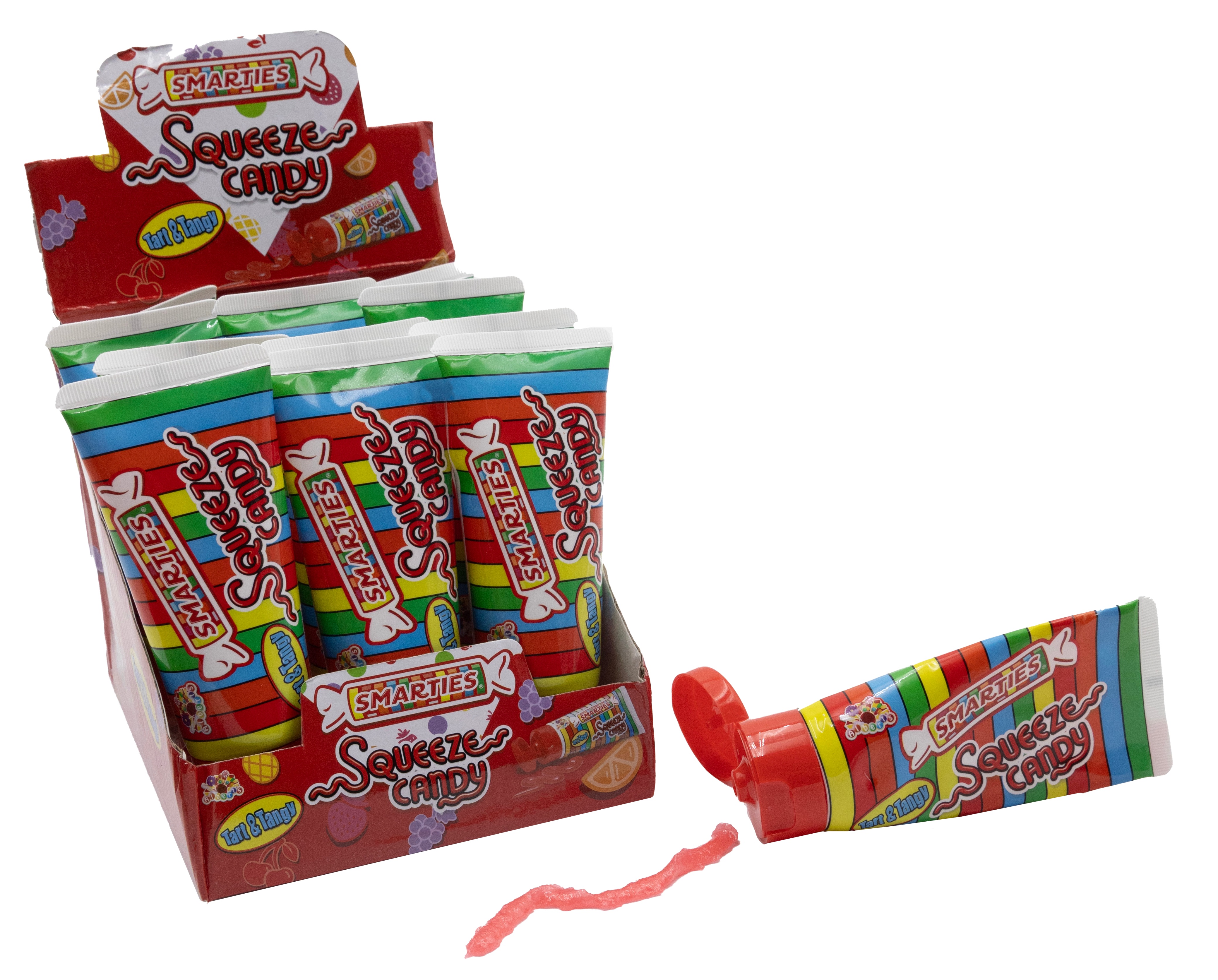 ALBERTS - SMARTIES SQUEEZE CANDY 12 CT