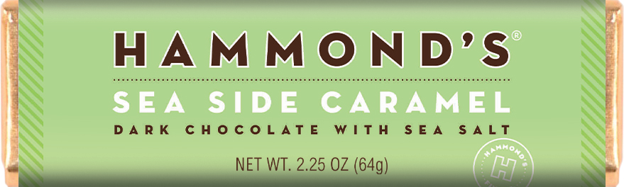 HAMMONDS - 2.25 OZ BAR CARAMEL DARK - 12 CT (X)