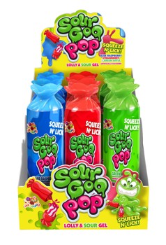 ALBERTS - SOUR GOO POPS 12 CT (S)