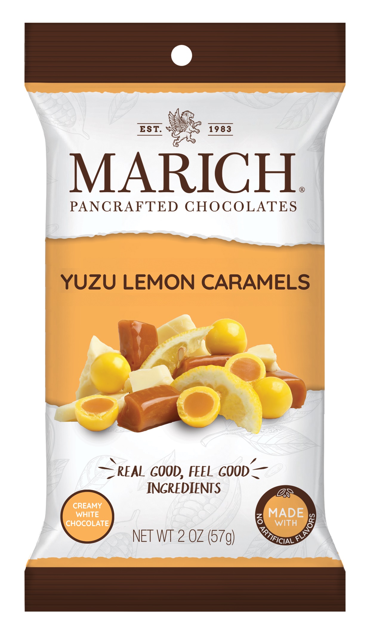 MARICH - 2 OZ YUZU LEMON CARAMELS 24 CT (S)