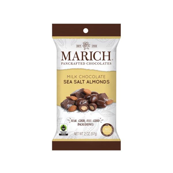 MARICH - 2 OZ SEASALT ALMONDS MILK 24 CT (S)