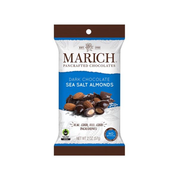 MARICH - 2 OZ DK SEA SALT ALMONDS 24 CT (H)