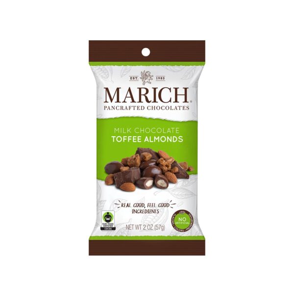 MARICH - 2 OZ ALMONDS CHOC TOFFEE 24 CT (S)