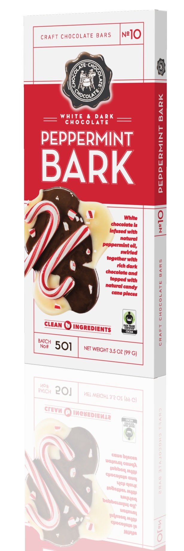 CCC - BARS WH/DK PEPPERMINT BARK 3.5 OZ 12 CT (X)