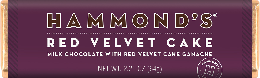 HAMMONDS - 2.25 OZ BAR RED VELVET CAKE- 12 CT (X)