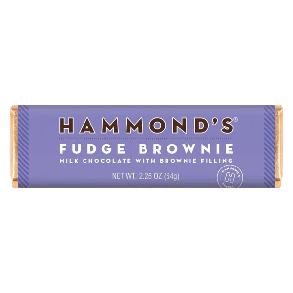HAMMONDS - 2.25 OZ BAR FUDGE BROWNIE 12 CT (X)