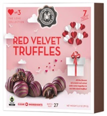 CCC - 7 PC RED VELVET TRUFFLES 3.5 OZ - 12 CT (V)