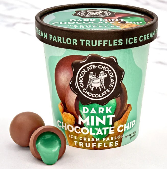 CCC - ICE CREAM TRUFFLES MINT CHOC CHIP 6 OZ 8 CT (X)