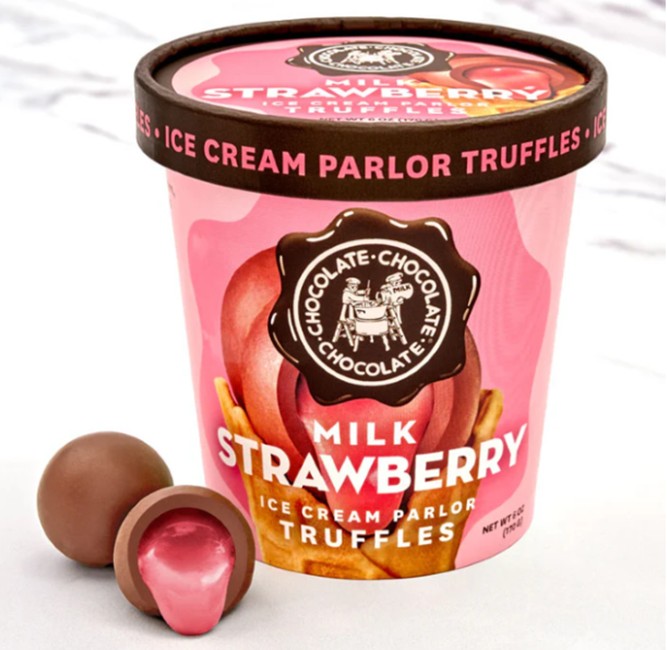 CCC - ICE CREAM TRUFFLES MK STRAWBERRY 6 OZ 8 CT (X)