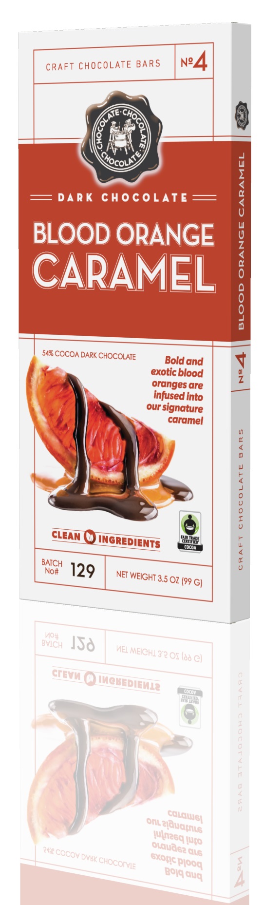 CCC - BARS DK BLOOD ORANGE 3.5 OZ 12 CT