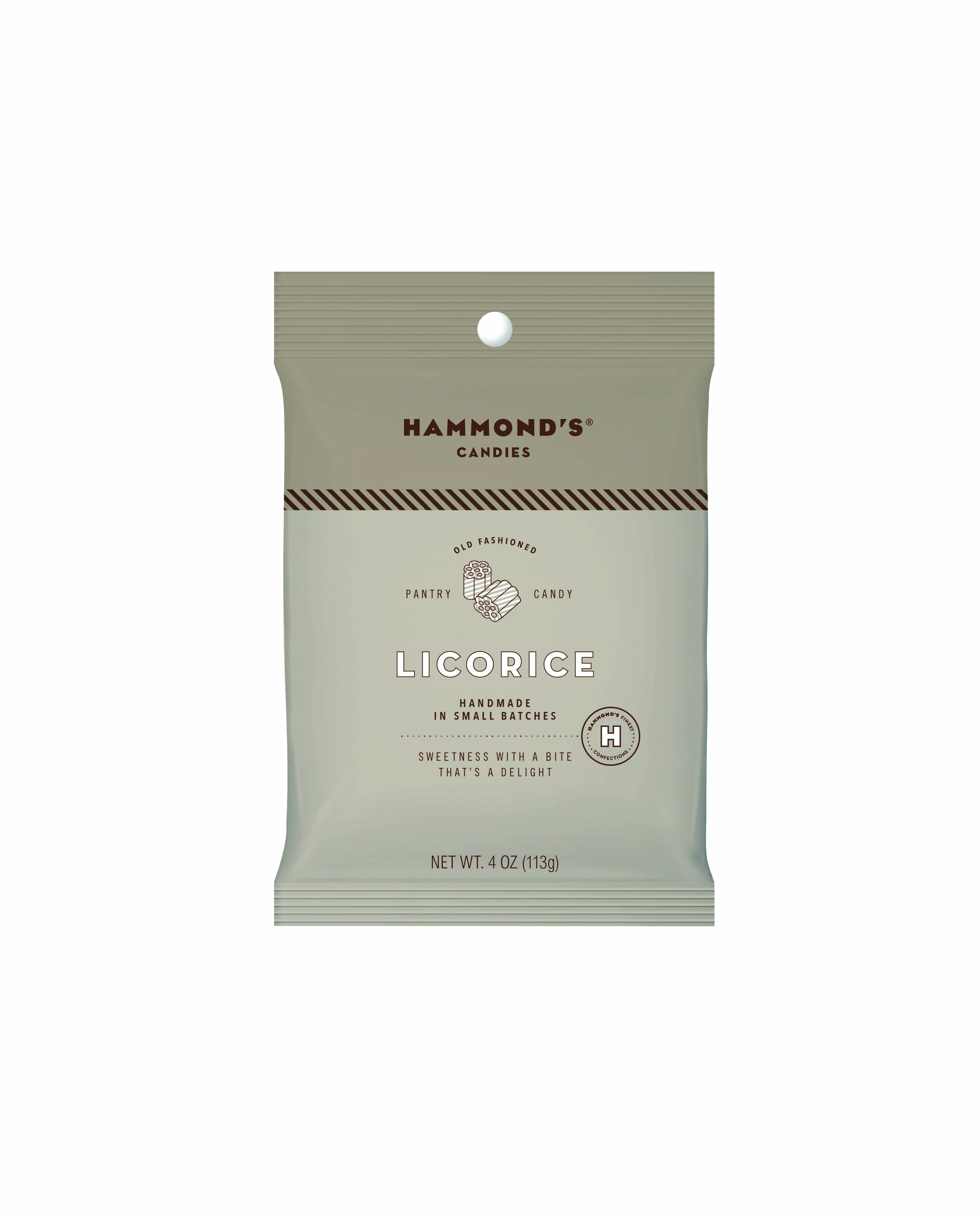 HAMMONDS - 4 OZ BAG LICORICE DROPS 8 CT (X)