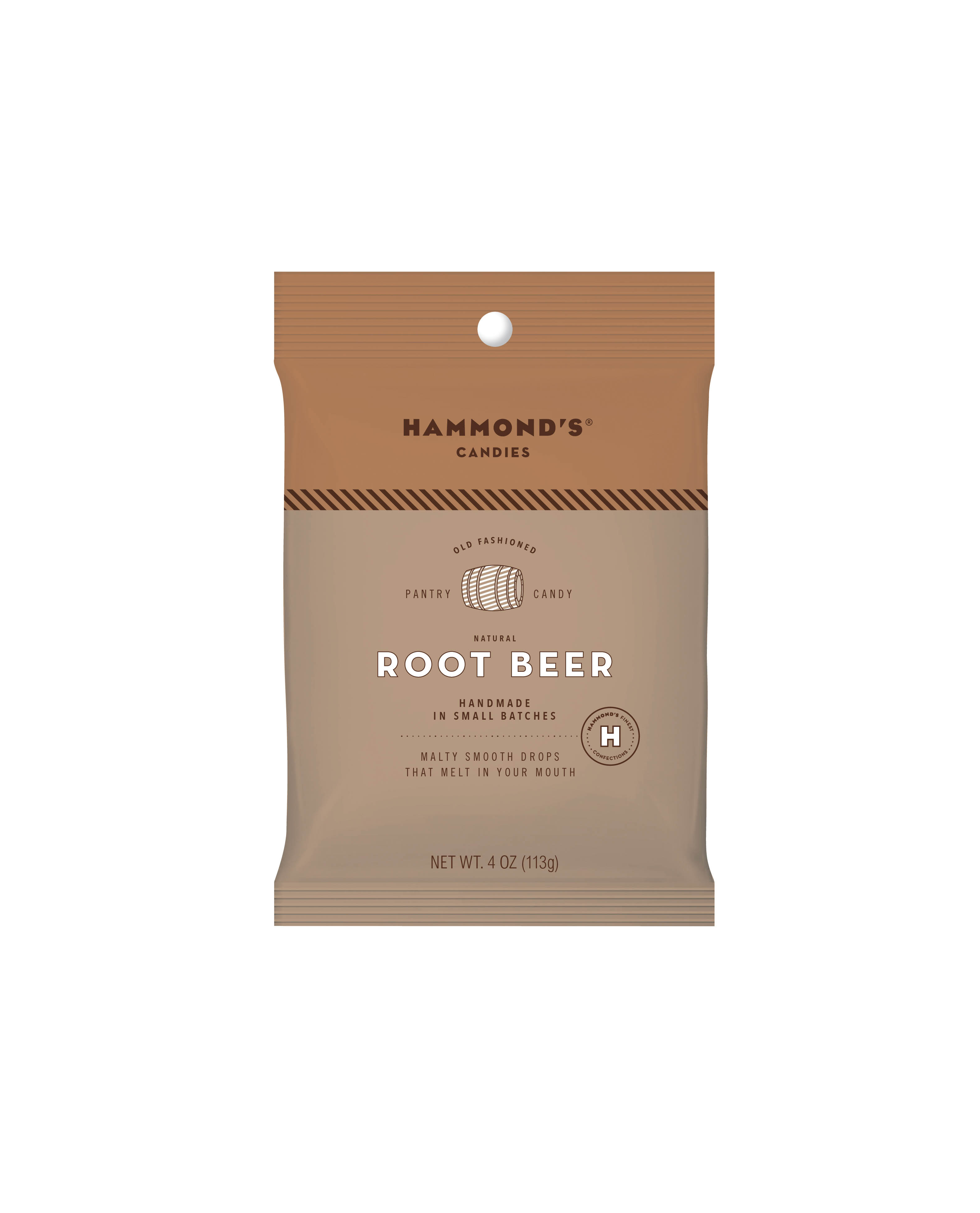 HAMMONDS - 4 OZ BAG ROOTBEER DROPS 8 CT (X)