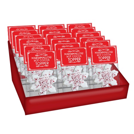 MELVILLE - TOPPERS WHT SNOWFLAKE PEPP 18 CT (X)