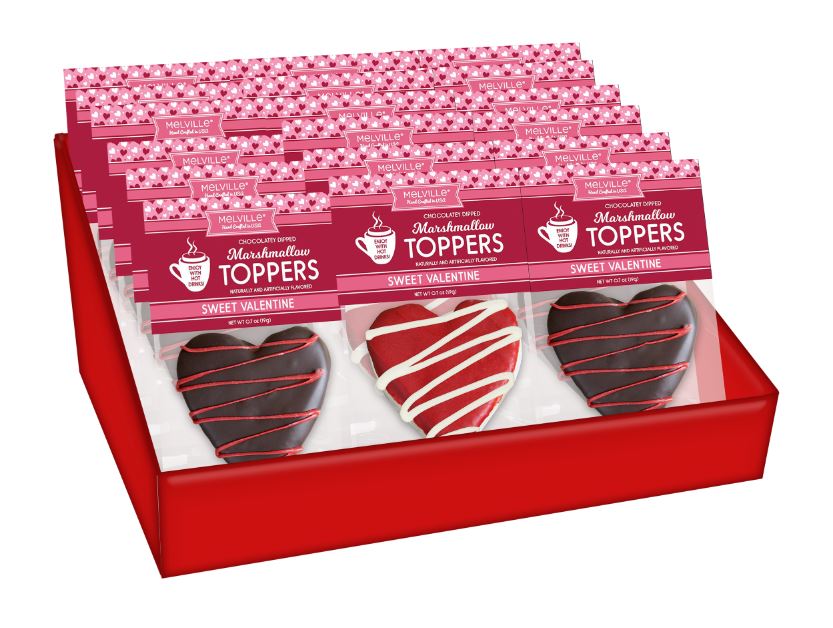 MELVILLE - VAL MARSH TOPPER CHOC DRIZZLE 18 CT (V)