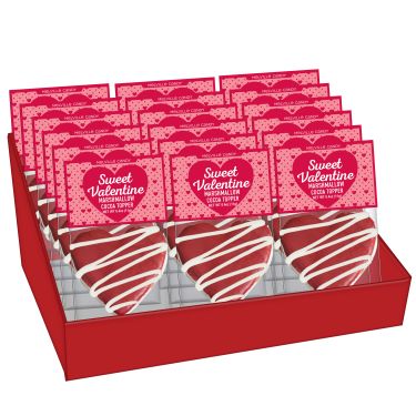 MELVILLE - VAL MALLOW TOPPER RED/WH COAT 18 CT (V)