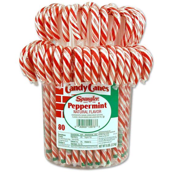 SPANGLER - 1 OZ PEPP CANE TUB 60 CT (X)
