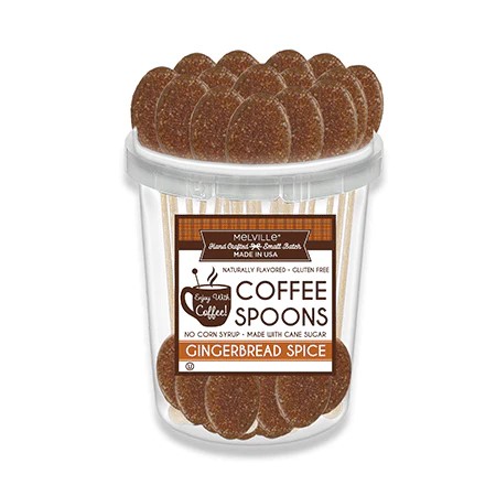 MELVILLE - GINGERBREAD CANDY SPOONS 30 CT (X)