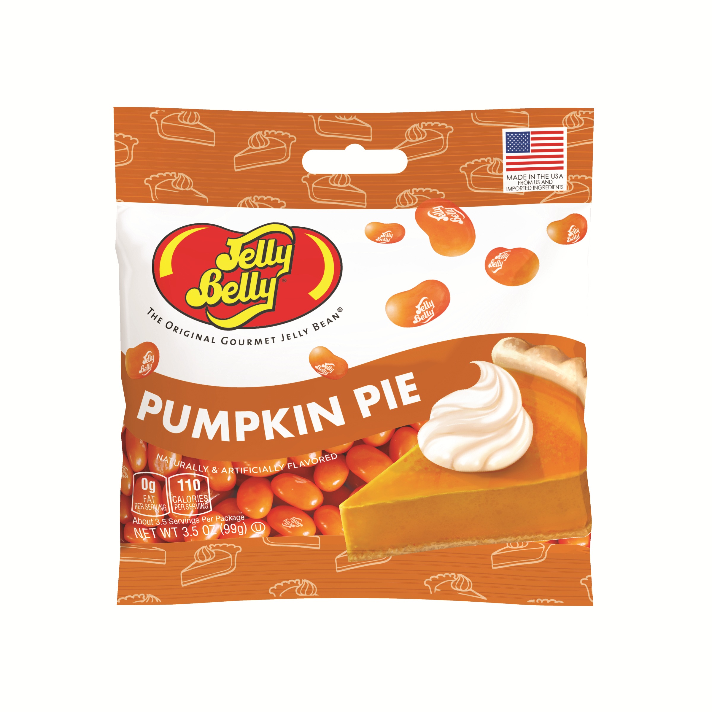 (G) 3.5 OZ PUMPKIN PIE JB BAG 12 CT (H)