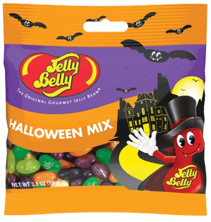 (G) 3.5 OZ HALLOWEEN MIX BAGS 12 CT (H)