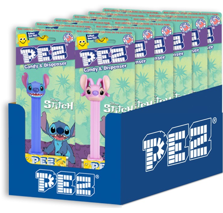 PEZ - STITCH ASST - 12 CT