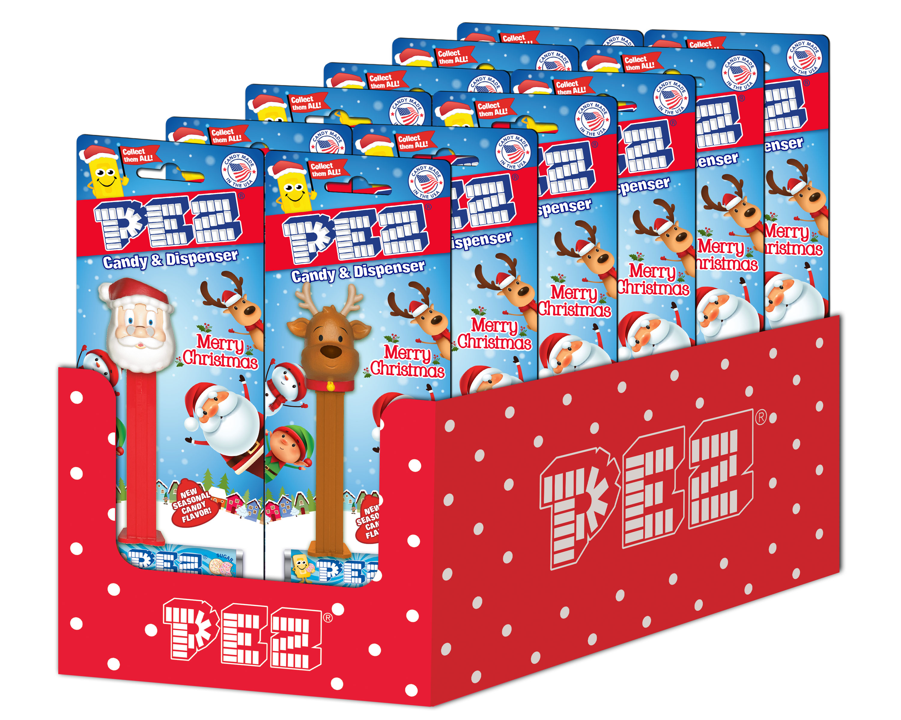 PEZ - CHRISTMAS ASSORTMENT 12 CT (X)