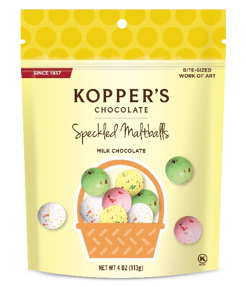 (K) 4 OZ BAG - SPECKLED MALT BALLS 12 CT (E)