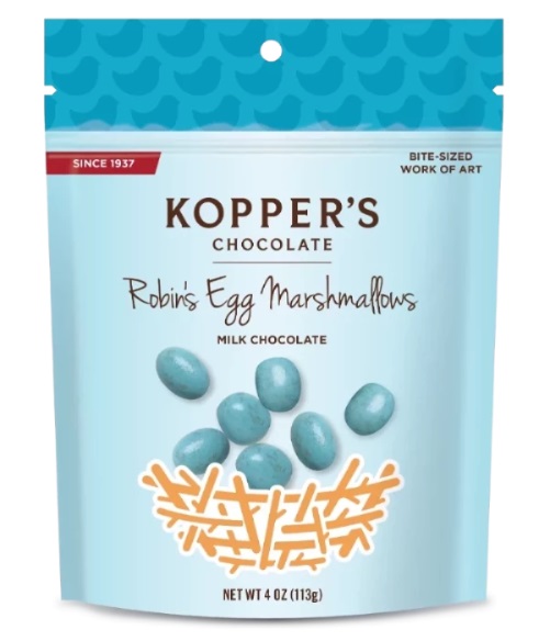 (K) 4 OZ BAG - ROBIN EGG MARSHMALLOWS 12 CT (E)