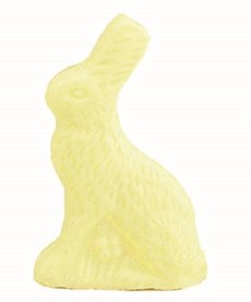 MAD - NN RABBIT 2.5 OZ SITTING WHITE (CELLO) 12 CT (E)