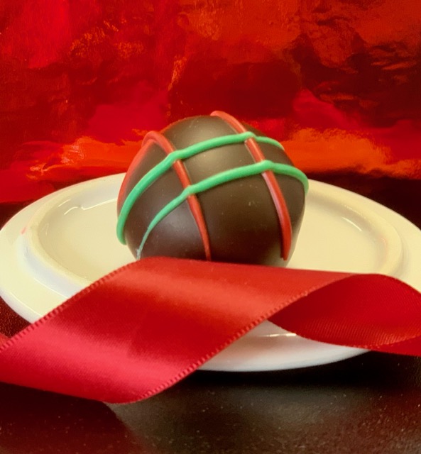 M&J - XMAS CHOC VELVET LARGE TRUFFLES (X)