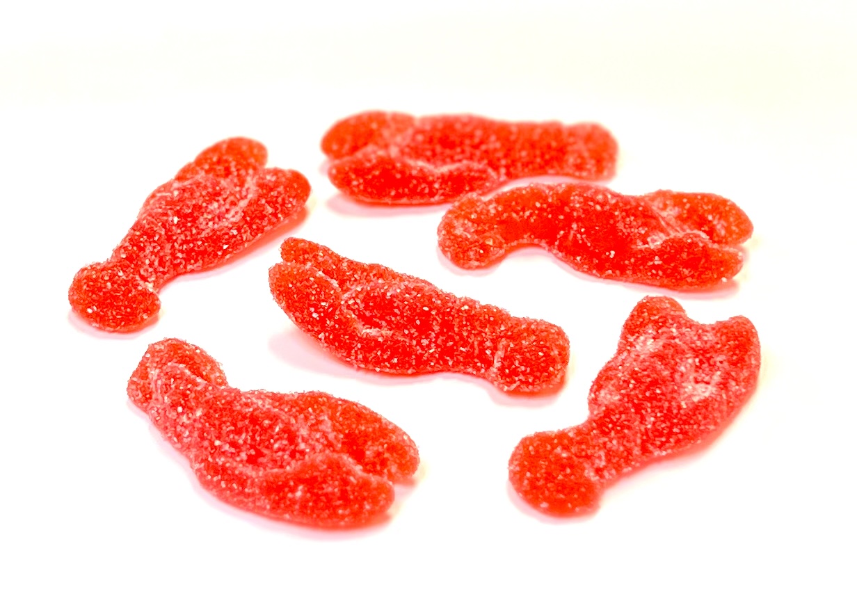 EVIZA GUMMIES - GUMMY SOUR SANDED RED LOBSTERS