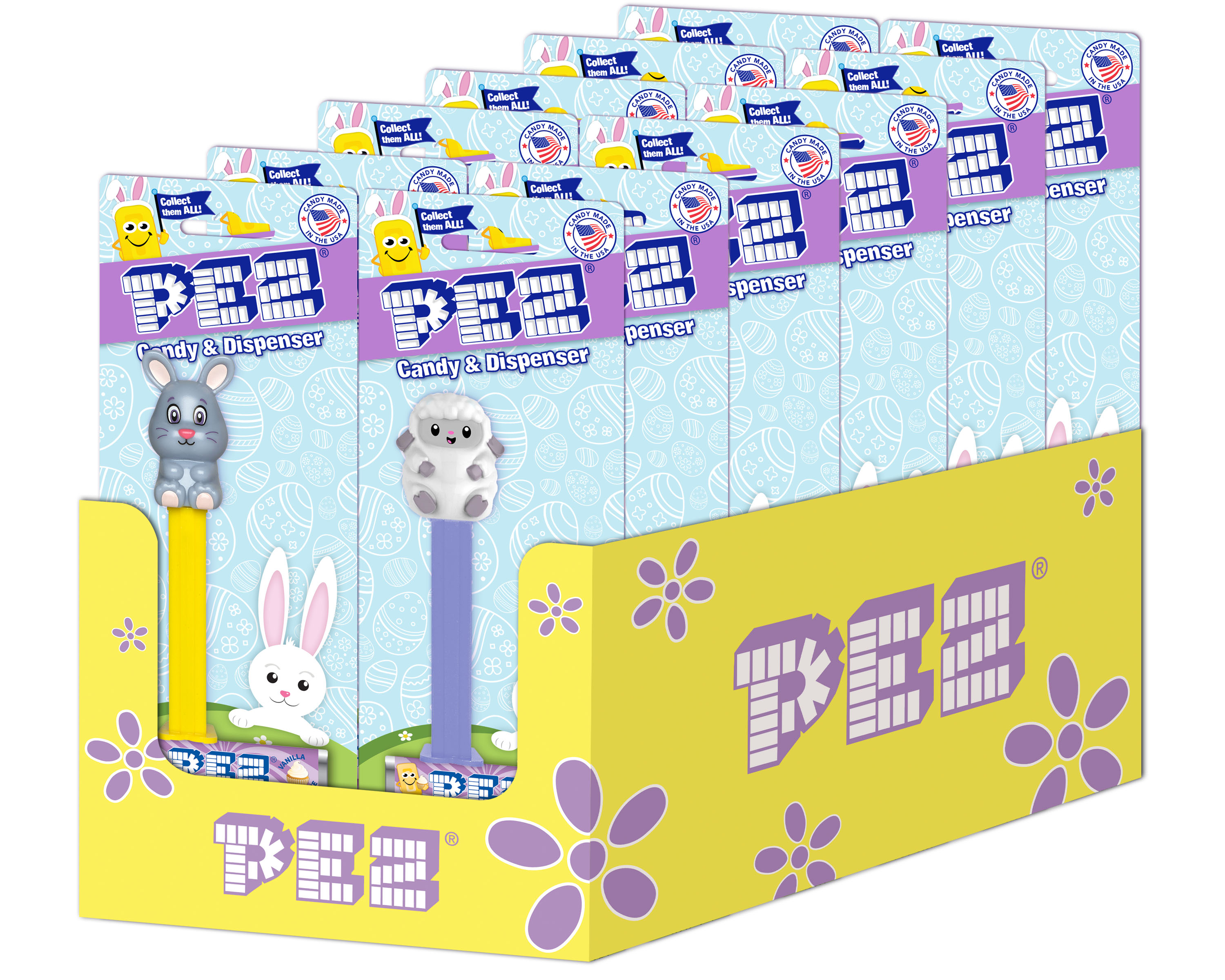 PEZ - EASTER ASSORTMENT 12 CT (E)