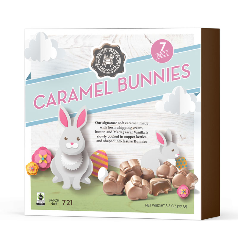 CCC - MK CARAMEL BUNNIES 7 PC 3.5 OZ 12 CT (E)