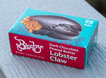 BIXBY - BOXED LOBSTER CLAW - DARK / PEANUT BUTTER FILLED 6CT