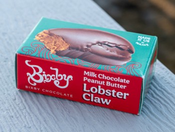 BIXBY - BOXED LOBSTER CLAW -  MILK / PEANUT BUTTER  6CT
