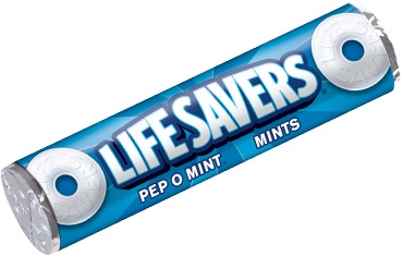 WRIGLEY - LIFESAVERS PEPOMINT ROLL 20 CT