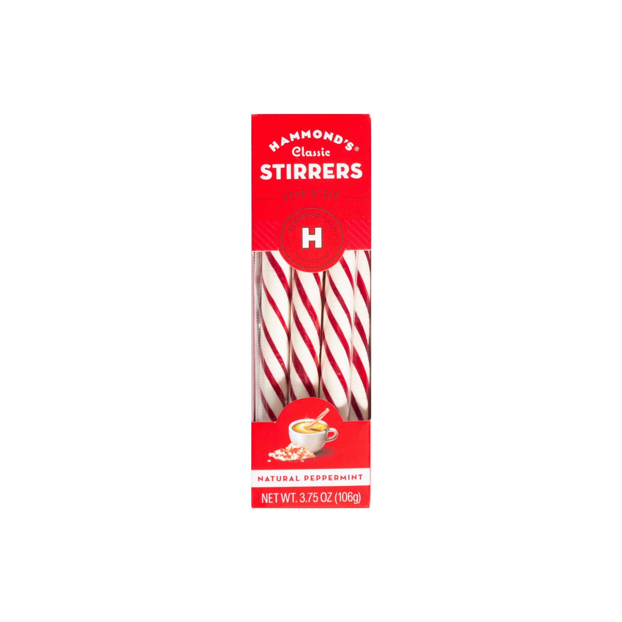 HAMMONDS - NATURAL PEPP. STIRRERS 3.75 OZ 16 CT (X)