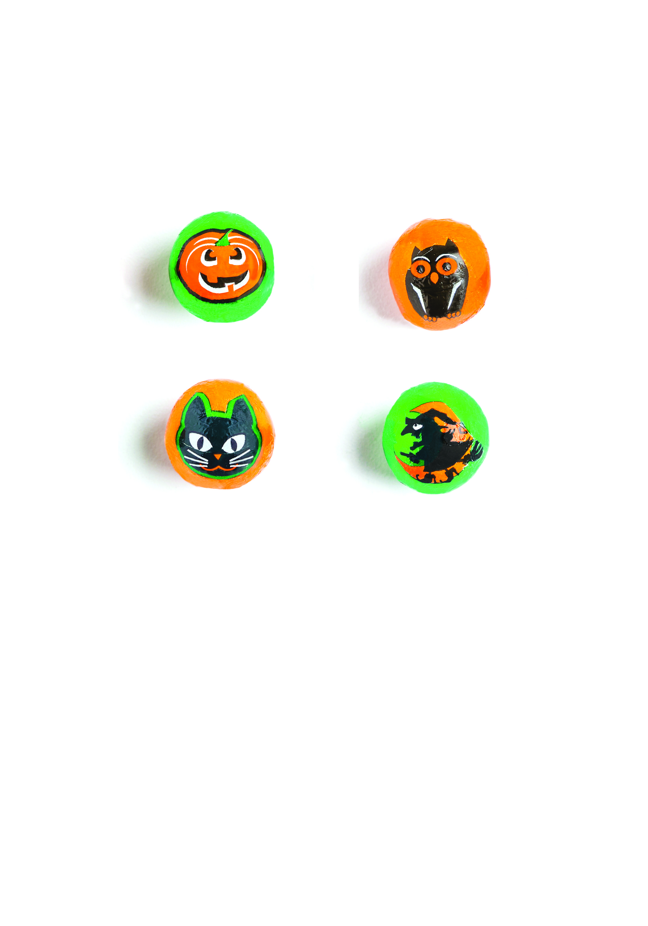 MAD - HALLOWEEN BALLS FOILED (H)