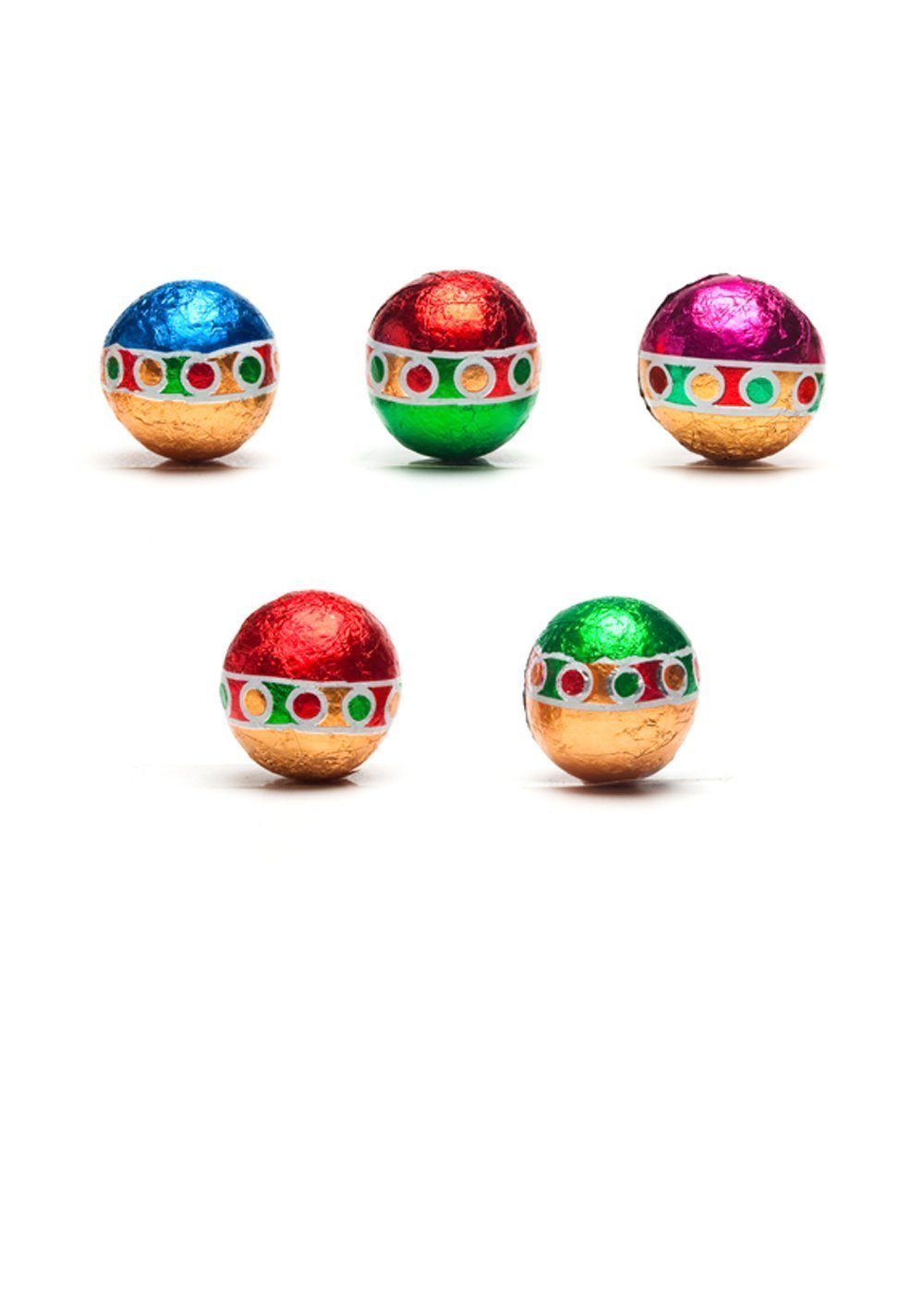 MAD - CHRISTMAS FOIL BALLS MILK (X)