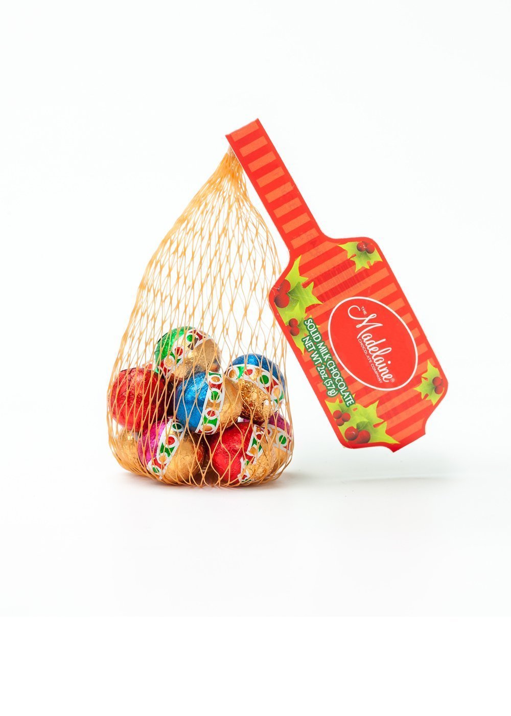 MAD - CHRISTMAS BALLS 2 OZ MESH BAG 24 CT (X)