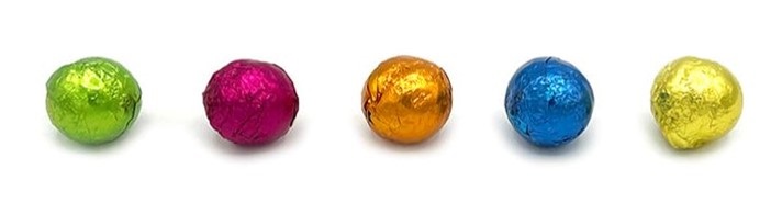 MAD - CHRISTMAS FOIL BALL MIX DARK (X)